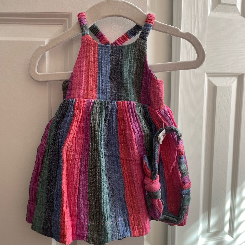 GAP Multicolor Striped Kids Dress